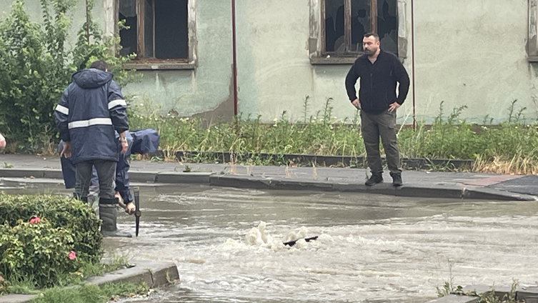 Bolu'da alt geçitler sular altında kaldı